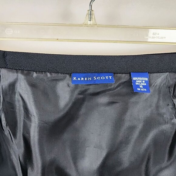 Karen Scott Skirt with Pleats - Picture 3 of 5